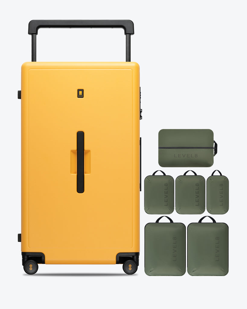 Voyageur Luggage & 6 Packing Cubes Combo