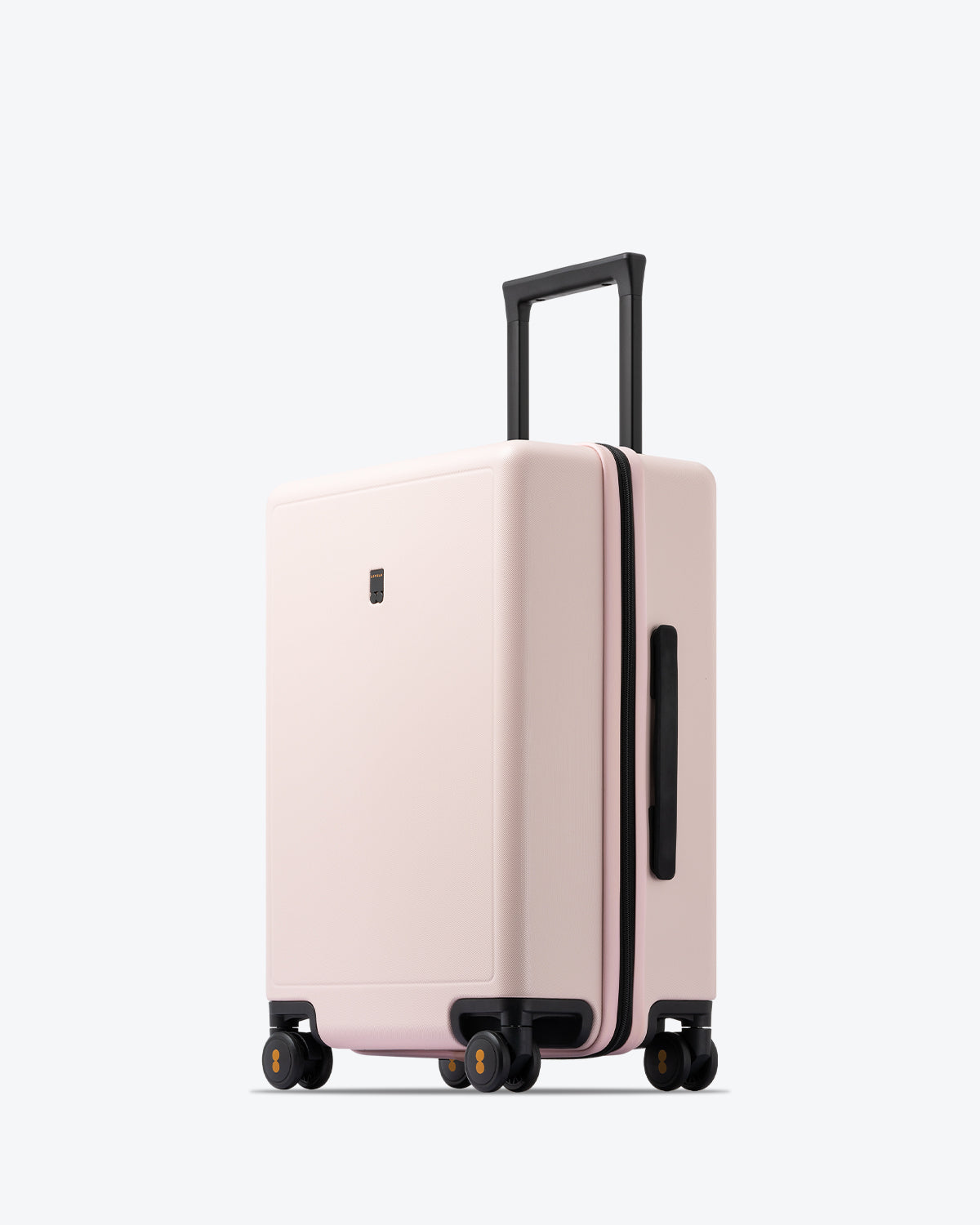 Luminous Textured Carry-On 20'' Pink -Three-quarter View