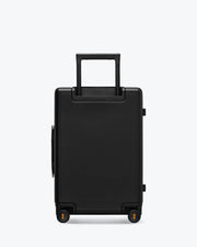 Luminous Textured Luggage Set 20'' & 24'' & 28''-Black