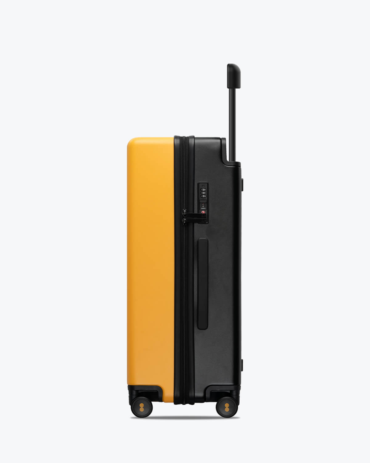 large luggage with wide handle side