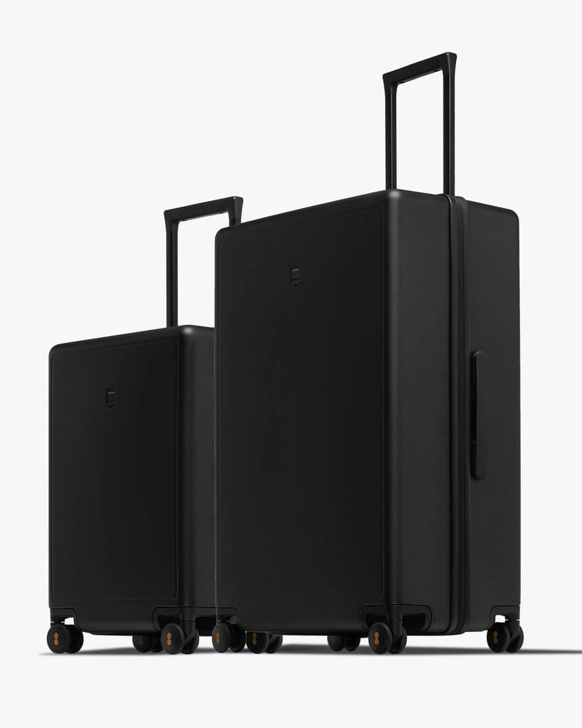 Luminous Textured Luggage Set 20 & 28