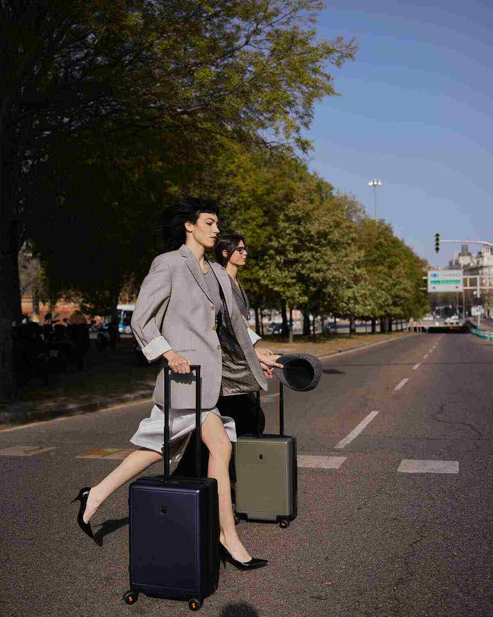 spinner carry on luggage bag with tsa lock, size: 22” x 14” x 9