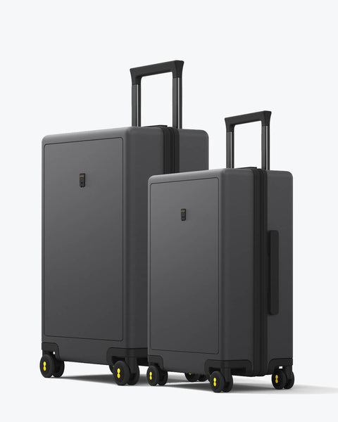 Textured Luggage 2 Spinner Suitcase Set