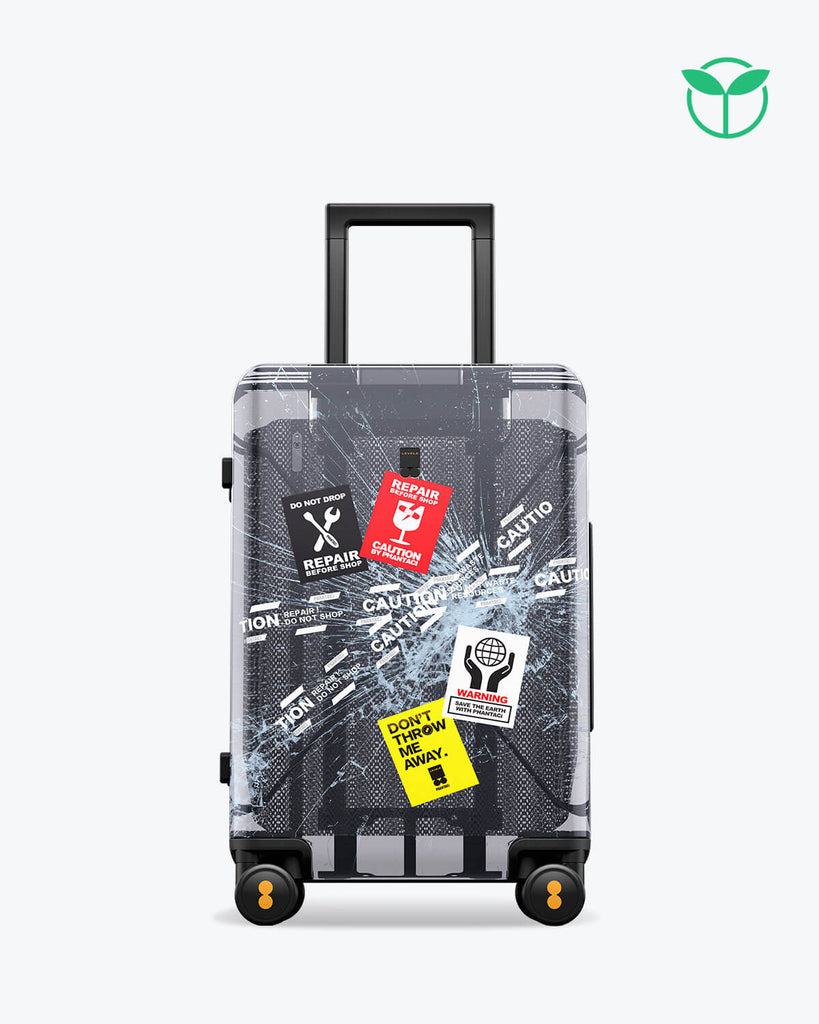 Eco Transparent Carry On Luggage 20"